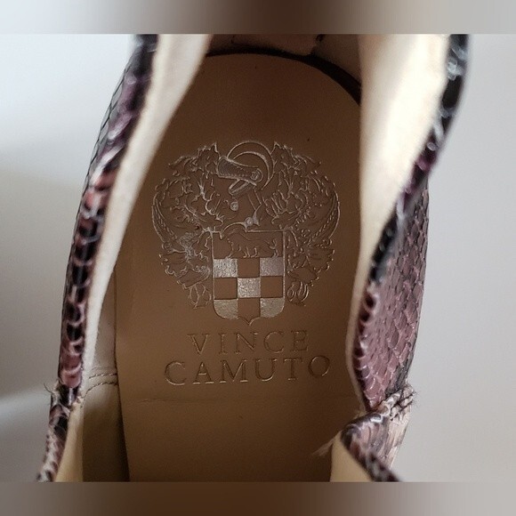 Vince Camuto Gigietta Faux Snakeskin Ankle Booties Boots  Vince Camuto Gigietta Women\'s Multi Color Snakeskin Print Ankle Boot Siz…